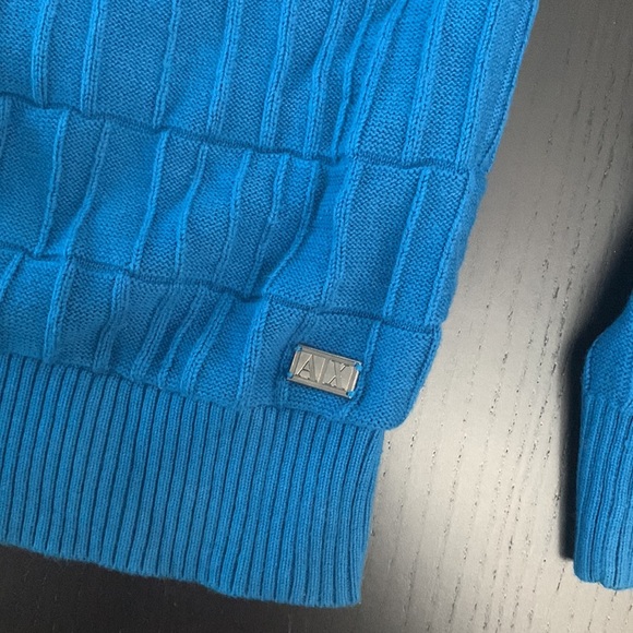 Blue Armani Exchange sweater size S - Picture 3 of 7